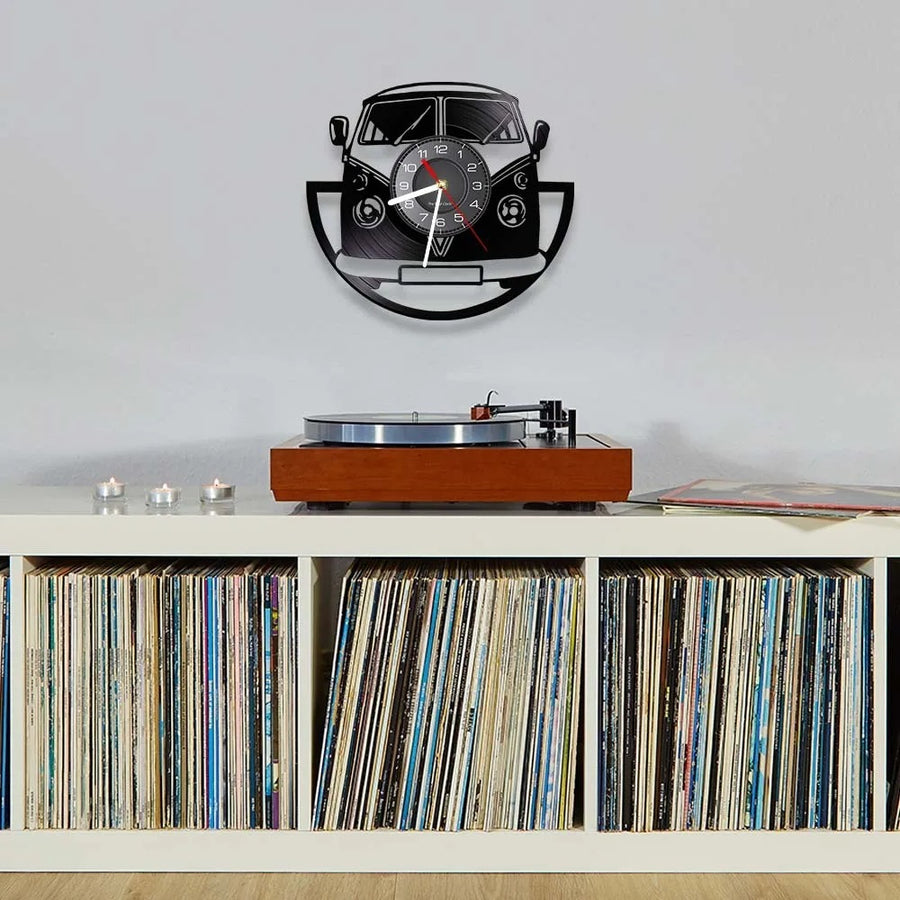 Creative Mirror Retro Personality Mute Wall Clock