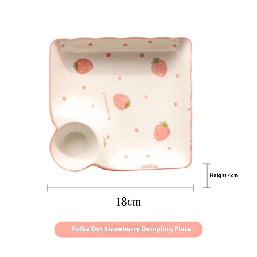 Strawberry Bowls And Dishes Tableware Set