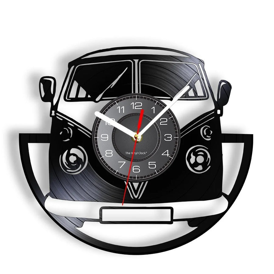 Creative Mirror Retro Personality Mute Wall Clock