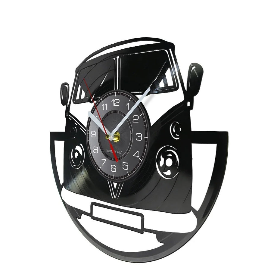 Creative Mirror Retro Personality Mute Wall Clock