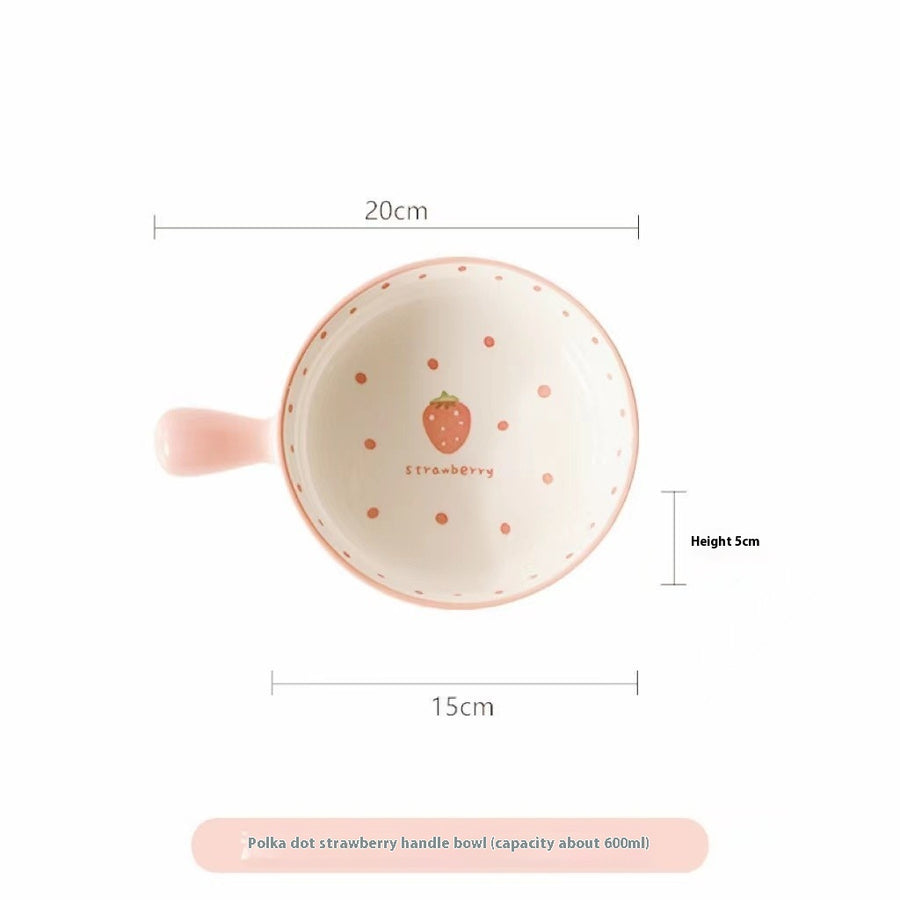 Strawberry Bowls And Dishes Tableware Set