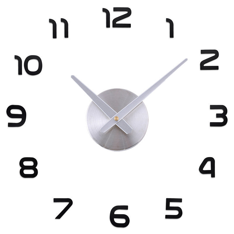 Living Room Acrylic Mirror Wall Clock Creative Simple Clock Diy Large Size Digital Wall Sticker Clock
